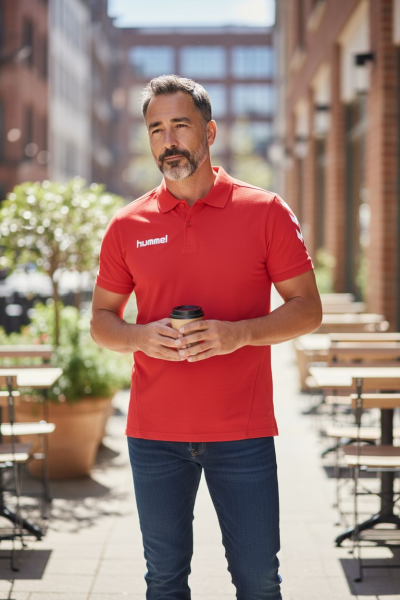 Koszulka męska z kołnierzykiem    L