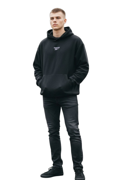 Bluza polarowa z kapturem L