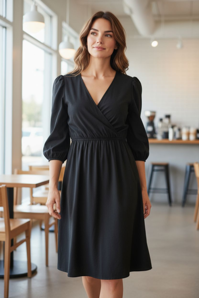 Sukienka czarna Pieces XS 