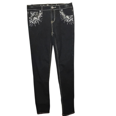 Spodnie jeans damskie 16