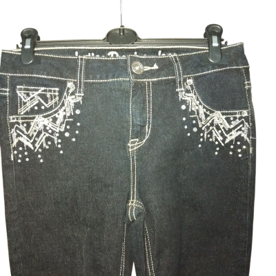 Spodnie jeans damskie 16