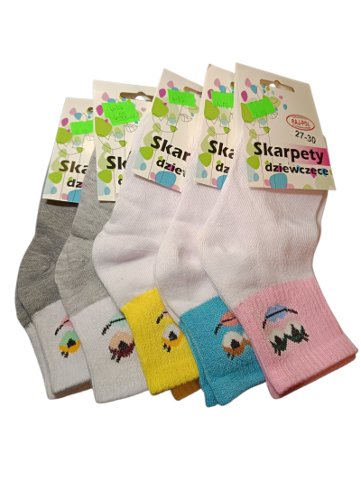 Skarpety dziewczęce 27/30