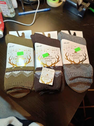 Skarpety męskie świąteczne rozm.44/47